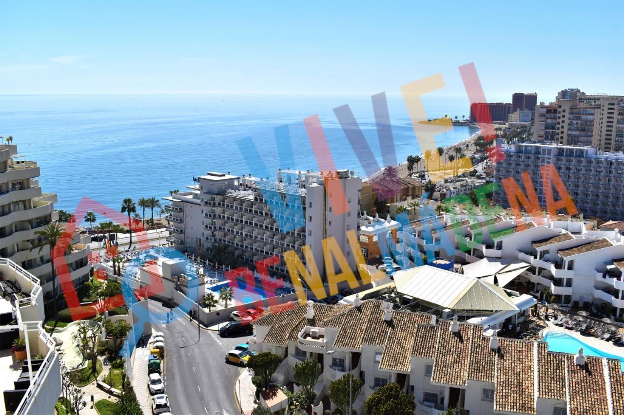 Vive Benal Beach 423, Primera Linea De Playa, Parque Acuatico Benalmádena Buitenkant foto